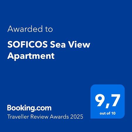Soficos Sea View Apartment Nafpaktos Eksteriør billede