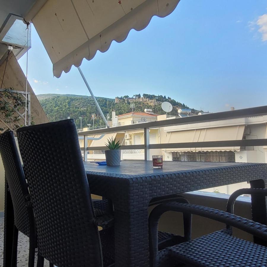 Soficos Sea View Apartment Nafpaktos Eksteriør billede